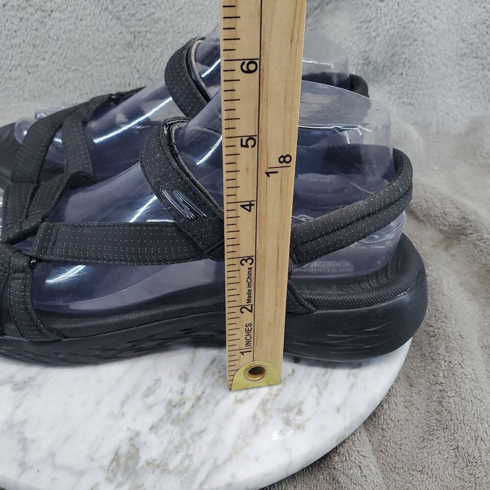 Skechers Shoes Womens Size 9 Black Textile On The Go GoWalk Sandals - Picture 4 of 10
